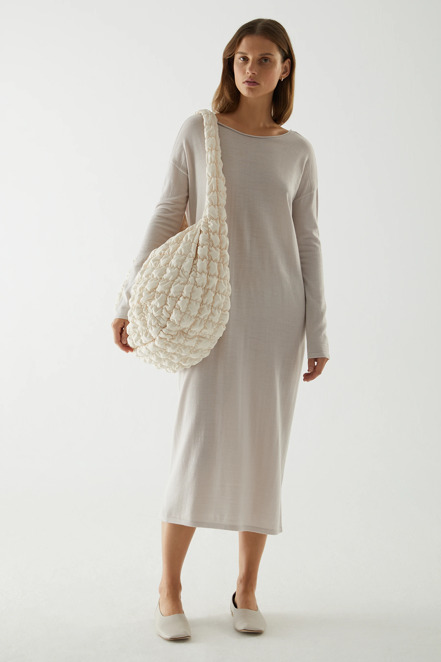 COS + Long Wool Knitted Dress
